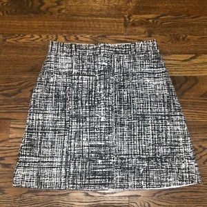 Kate Spade black and white skirt size 10